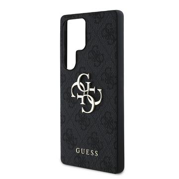 Samsung Galaxy S25 Ultra Guess 4G Big Metal Logo Hybrid Cover - Sort