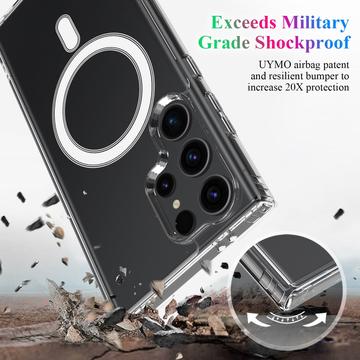 Samsung Galaxy S25 Ultra Hybrid Cover - MagSafe Kompatibel - Gennemsigtig