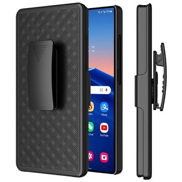 Samsung Galaxy S25 Ultra Hybrid Cover med Bælteklips - Grå