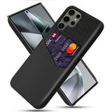 Samsung Galaxy S25 Ultra KSQ Cover med Kortholder - Sort