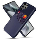 Samsung Galaxy S25 Ultra KSQ Cover med Kortholder - Blå