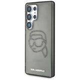 Samsung Galaxy S25 Ultra Karl Lagerfeld Rhinestones Karl Head Logo Cover - Sort