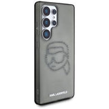 Samsung Galaxy S25 Ultra Karl Lagerfeld Rhinestones Karl Head Logo Cover - Sort