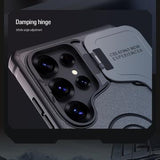 Samsung Galaxy S25 Ultra Nillkin CamShield Armor Prop Hybrid Cover - MagSafe-kompatibel - Sort