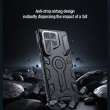 Samsung Galaxy S25 Ultra Nillkin CamShield Armor Prop Hybrid Cover - MagSafe-kompatibel - Sort