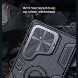 Samsung Galaxy S25 Ultra Nillkin CamShield Armor Prop Hybrid Cover - MagSafe-kompatibel - Sort