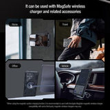 Samsung Galaxy S25 Ultra Nillkin CamShield Armor Prop Hybrid Cover - MagSafe-kompatibel - Blå