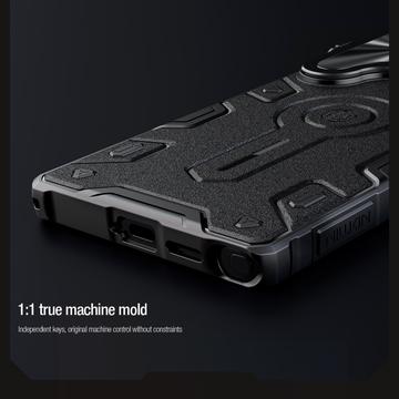 Samsung Galaxy S25 Ultra Nillkin CamShield Armor Prop Hybrid Cover - MagSafe-kompatibel - Blå