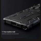 Samsung Galaxy S25 Ultra Nillkin CamShield Armor Prop Hybrid Cover - MagSafe-kompatibel - Sort