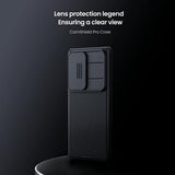 Samsung Galaxy S25 Ultra Nillkin CamShield Pro Hybrid Cover - Blå