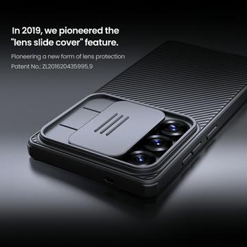 Samsung Galaxy S25 Ultra Nillkin CamShield Pro Hybrid Cover - Blå