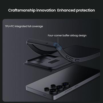 Samsung Galaxy S25 Ultra Nillkin CamShield Pro Hybrid Cover - Grøn