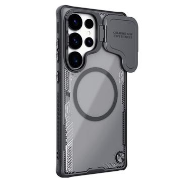 Samsung Galaxy S25 Ultra Nillkin IceBlade Prop Magnetisk Cover - MagSafe-kompatibel, skydelåg til linse - Sort