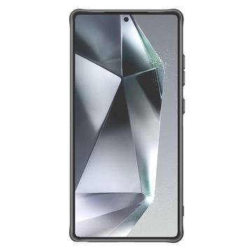 Samsung Galaxy S25 Ultra Nillkin IceBlade Prop Magnetisk Cover - MagSafe-kompatibel, skydelåg til linse - Sort