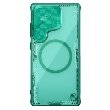 Samsung Galaxy S25 Ultra Nillkin IceBlade Prop Magnetisk Cover - MagSafe-kompatibel, skydelåg til linse - Grøn
