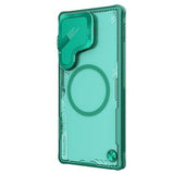 Samsung Galaxy S25 Ultra Nillkin IceBlade Prop Magnetisk Cover - MagSafe-kompatibel, skydelåg til linse - Grøn