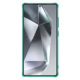 Samsung Galaxy S25 Ultra Nillkin IceBlade Prop Magnetisk Cover - MagSafe-kompatibel, skydelåg til linse - Grøn