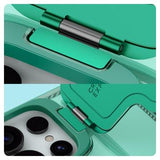 Samsung Galaxy S25 Ultra Nillkin IceBlade Prop Magnetisk Cover - MagSafe-kompatibel, skydelåg til linse - Grøn