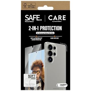 Samsung Galaxy S25 Ultra PanzerGlass Care Fashion 2-i-1-pakke - Klar