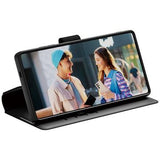 Samsung Galaxy S25 Ultra PanzerGlass Care Feature Pung etui med stativ - Sort