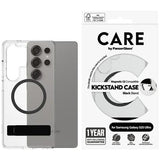 Samsung Galaxy S25 Ultra PanzerGlass Care Kickstand Cover - MagSafe-kompatibel - Klar / Sort