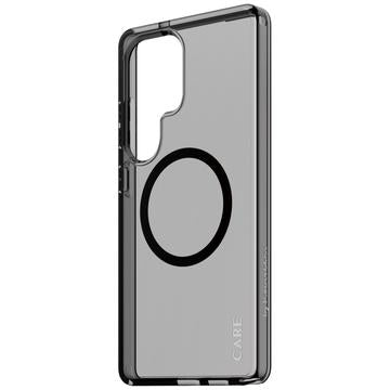 Samsung Galaxy S25 Ultra PanzerGlass Care Smokey Urban Combat Cover - MagSafe-kompatibel - Gennemsigtig sort