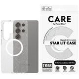 Samsung Galaxy S25 Ultra PanzerGlass Care Star Lit Cover - MagSafe-kompatibel - Gennemsigtig hvid
