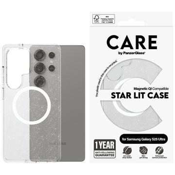 Samsung Galaxy S25 Ultra PanzerGlass Care Star Lit Cover - MagSafe-kompatibel - Gennemsigtig hvid
