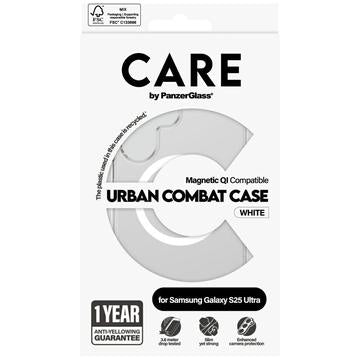 Samsung Galaxy S25 Ultra PanzerGlass Care Urban Combat Cover - MagSafe-kompatibel - Hvid