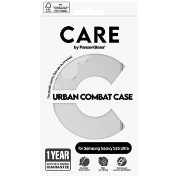 Samsung Galaxy S25 Ultra PanzerGlass Care Urban Combat Cover - Gennemsigtig