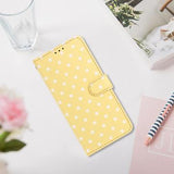 Samsung Galaxy S25 Ultra Pung Etui med Prikket Mønster - Gul