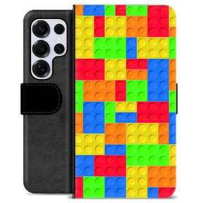 Samsung Galaxy S25 Ultra Premium Flip Cover med Pung - Klodser