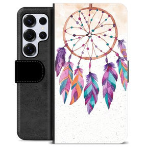 Samsung Galaxy S25 Ultra Premium Flip Cover med Pung - Drømmefanger