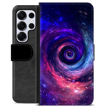 Samsung Galaxy S25 Ultra Premium Flip Cover med Pung - Galakse