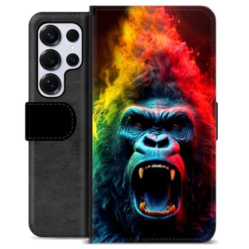 Samsung Galaxy S25 Ultra Premium Flip Cover med Pung - Gorilla