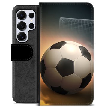 Samsung Galaxy S25 Ultra Premium Flip Cover med Pung - Fodbold