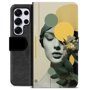 Samsung Galaxy S25 Ultra Premium Flip Cover med Pung - Vintage Stemning