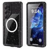 Samsung Galaxy S25 Ultra Redpepper IP68 Magnetisk Vandtæt Etui - Sort