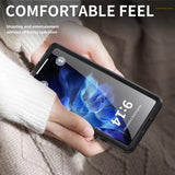 Samsung Galaxy S25 Ultra Redpepper IP68 Magnetisk Vandtæt Etui - Sort