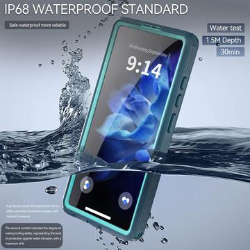Samsung Galaxy S25 Ultra Redpepper IP68 Magnetisk vandtæt etui - Blå