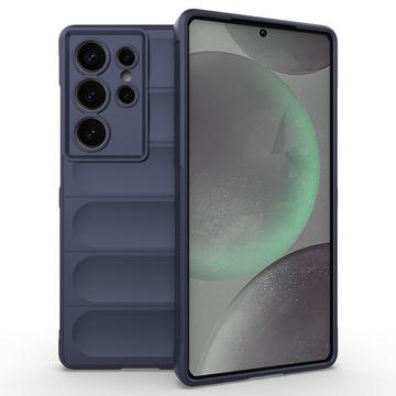 Samsung Galaxy S25 Ultra Rugged TPU Cover - Mørkeblå