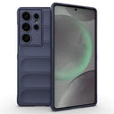 Samsung Galaxy S25 Ultra Rugged TPU Cover - Mørkeblå