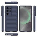 Samsung Galaxy S25 Ultra Rugged TPU Cover - Mørkeblå