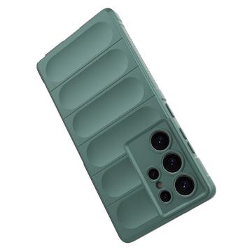 Samsung Galaxy S25 Ultra Rugged TPU Cover - Grøn