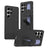 Samsung Galaxy S25 Ultra Smart hybrid cover med stående greb - Sort