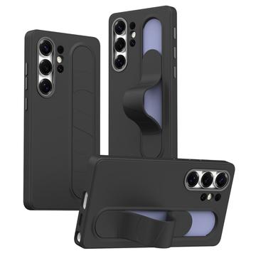 Samsung Galaxy S25 Ultra Smart hybrid cover med stående greb - Sort