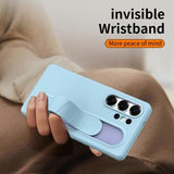Samsung Galaxy S25 Ultra Smart hybrid cover med stående greb - Blå