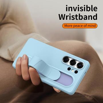 Samsung Galaxy S25 Ultra Smart hybrid cover med stående greb - Blå