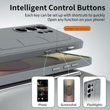 Samsung Galaxy S25 Ultra Smart hybrid cover med stående greb - mørkegrå