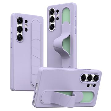 Samsung Galaxy S25 Ultra Smart hybrid cover med stående greb - Lilla